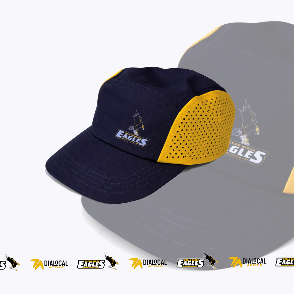 Ocean Ridge black and gold training cap