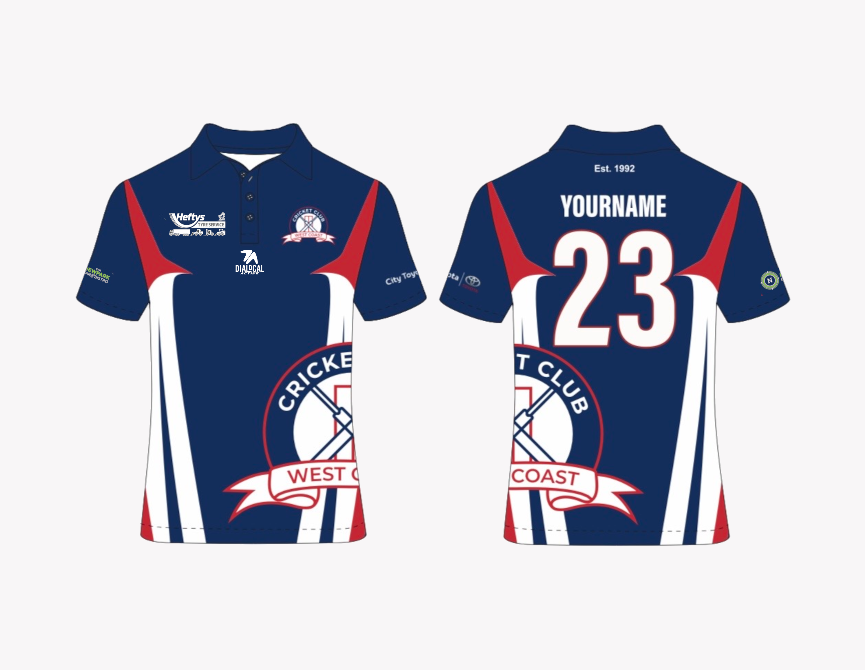 WCCC Blue Playing Shirt (Short Sleeve)