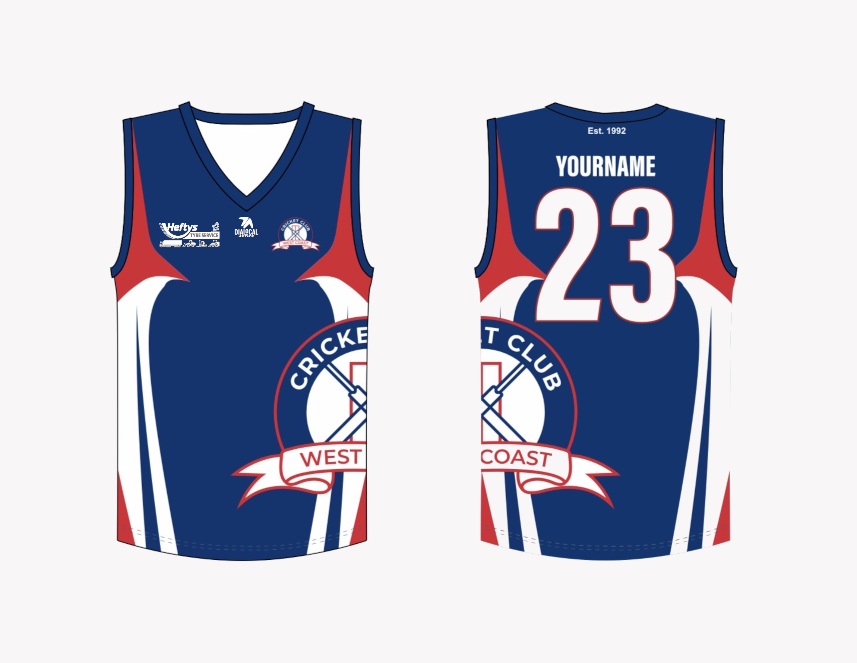 WCCC Blue Playing Vest