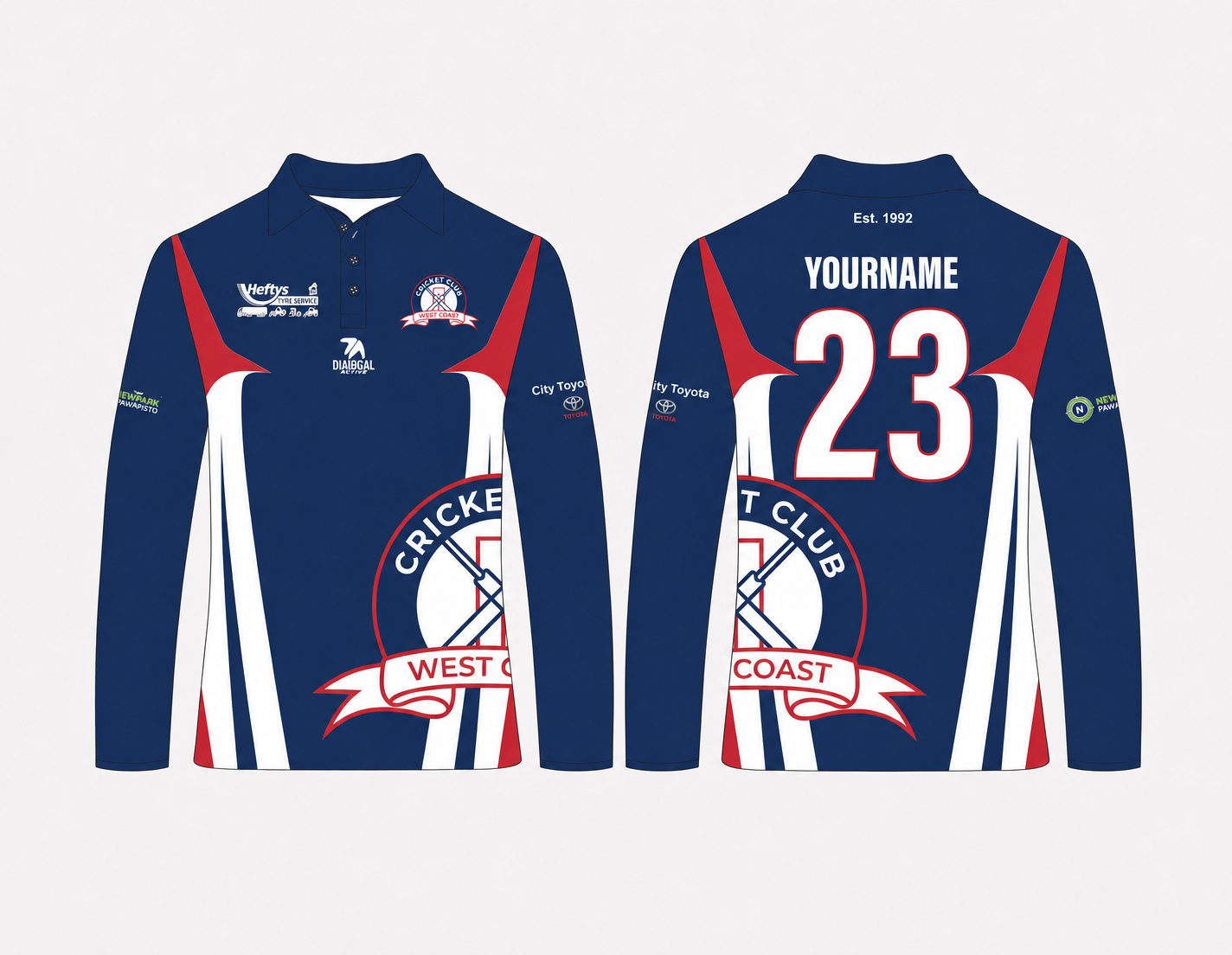 WCCC Blue Playing Shirt (Long Sleeve)