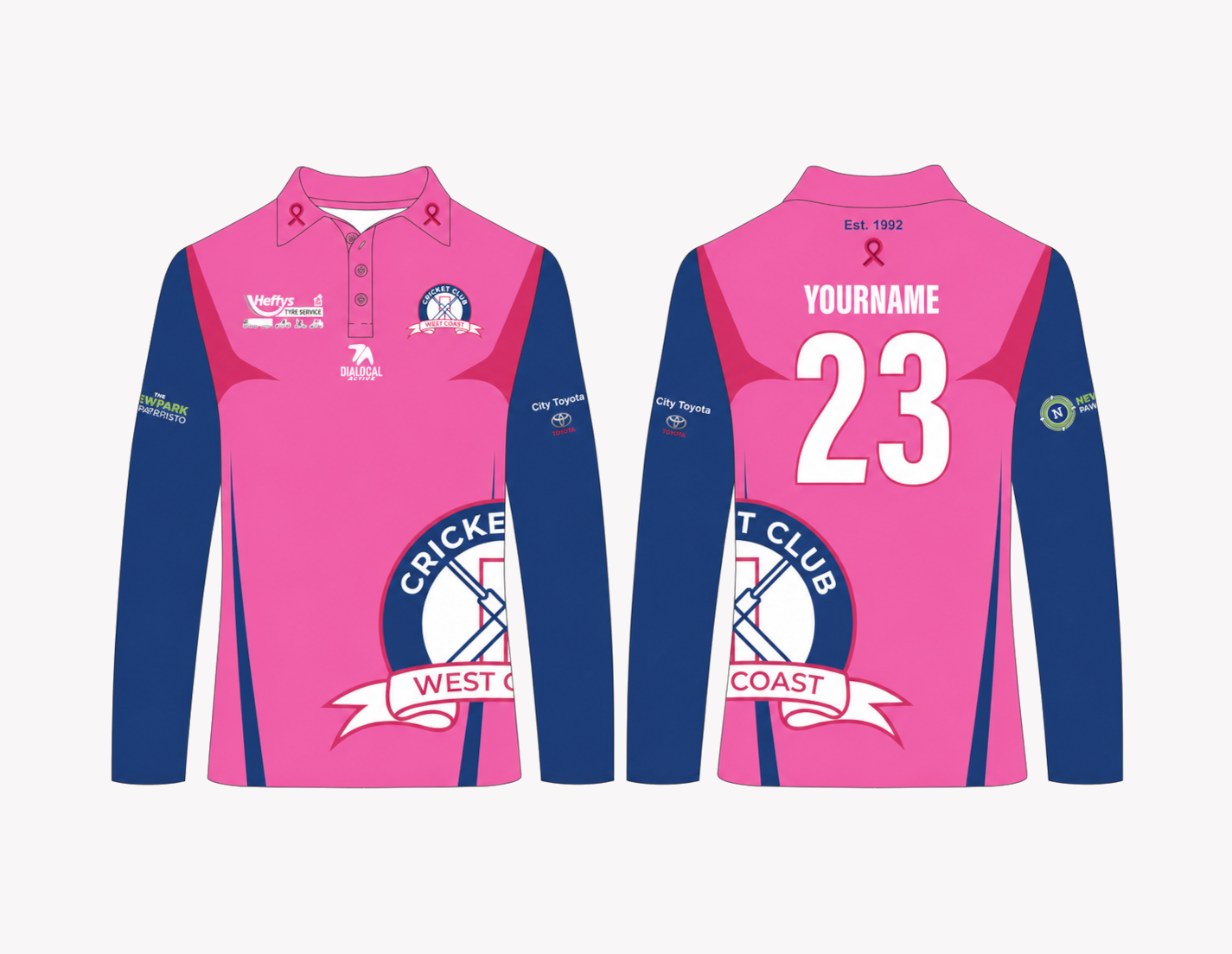 WCCC Pink Playing Shirt (Long Sleeve)