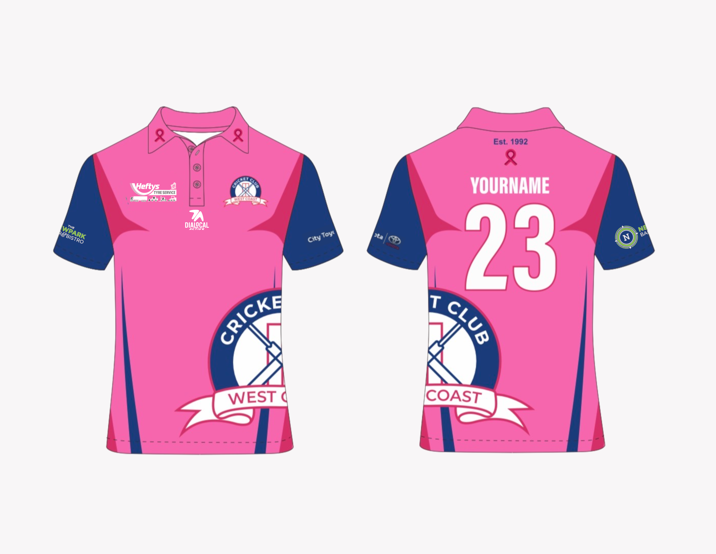 WCCC Pink Playing Shirt (Short Sleeve)